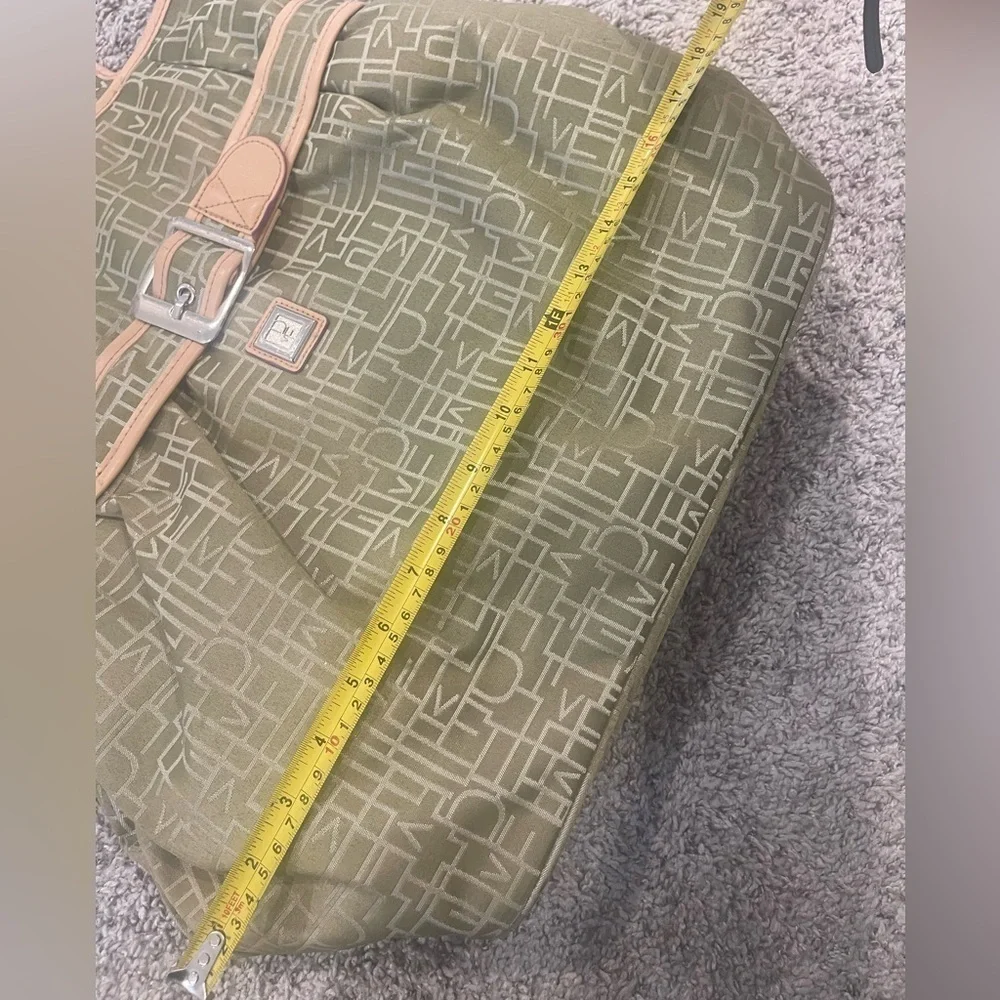 DVF Signature Green Tote Hobo Big Bag‎